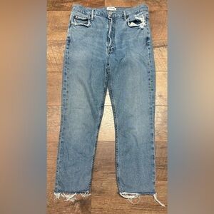 Agolde Nico High-Rise Slim Organic Cotton/Lyocell Blend Jeans Size 29